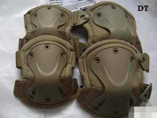 2013 new Tactical protection knee pads&elbow pads set Dark Earth